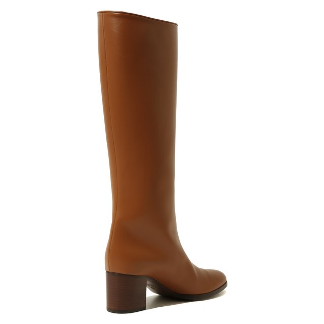 фото Кожаные сапоги paris loro piana