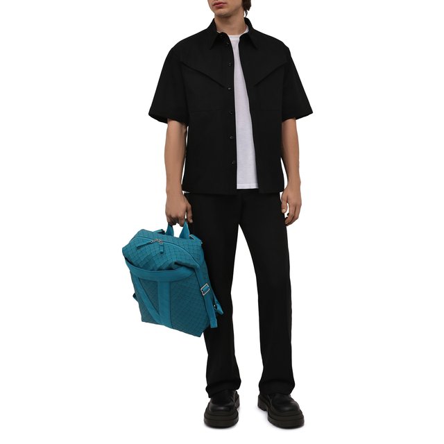 фото Хлопковая рубашка bottega veneta