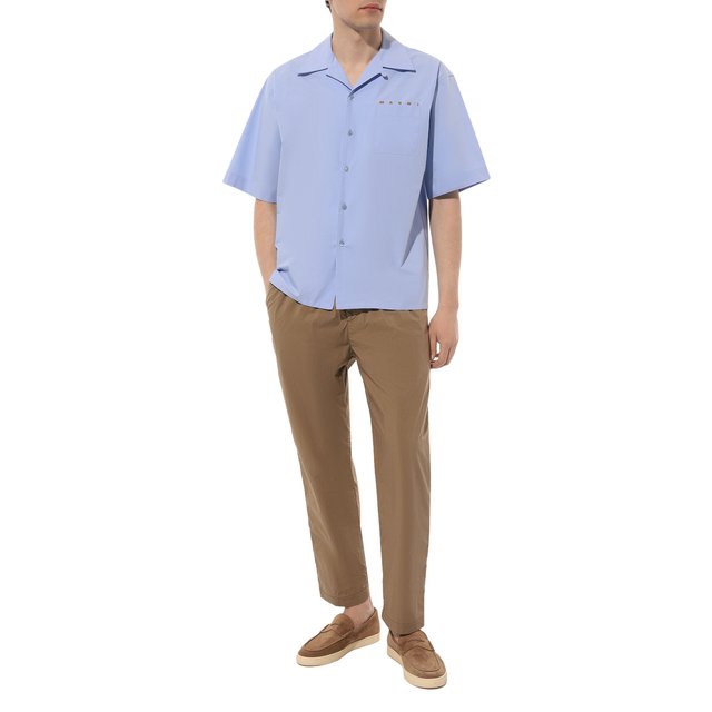 фото Хлопковые брюки hannes roether