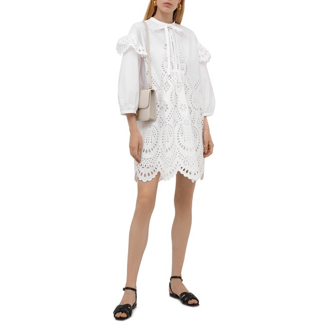 фото Хлопковое платье valentino