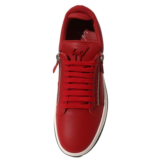 фото Кожаные кеды giuseppe zanotti design