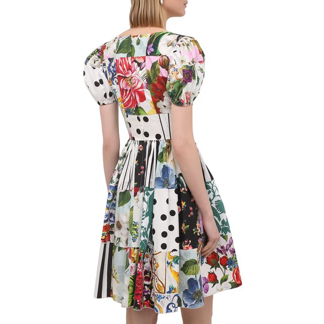 фото Хлопковое платье dolce & gabbana