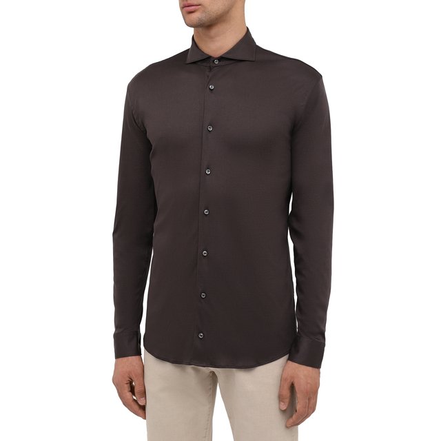 фото Хлопковая рубашка van laack