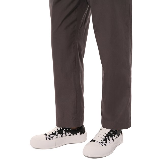 фото Текстильные кеды deck plimsoll alexander mcqueen