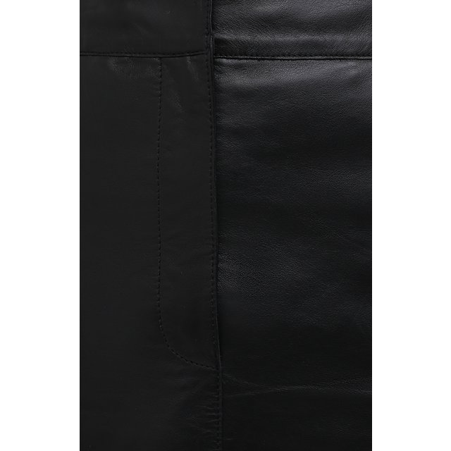 фото Кожаная юбка kenzo