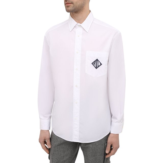 фото Хлопковая рубашка ralph lauren