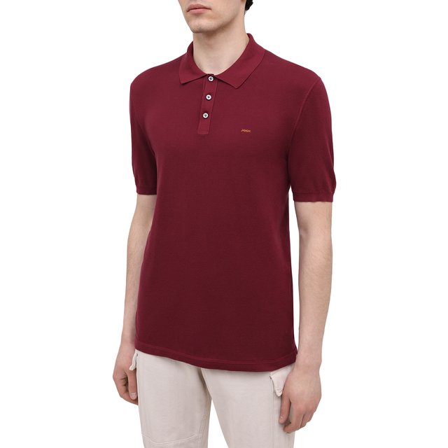 фото Хлопковое поло zegna couture