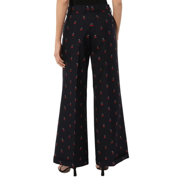 фото Брюки из хлопка и шерсти gucci