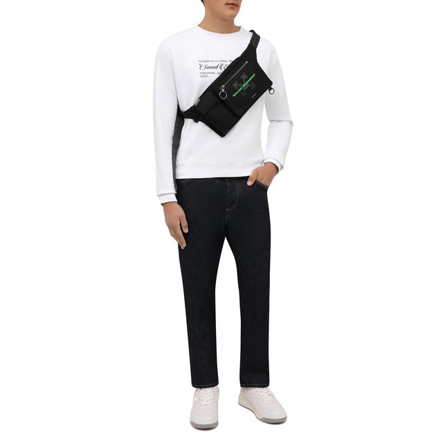 фото Текстильная поясная сумка off-white