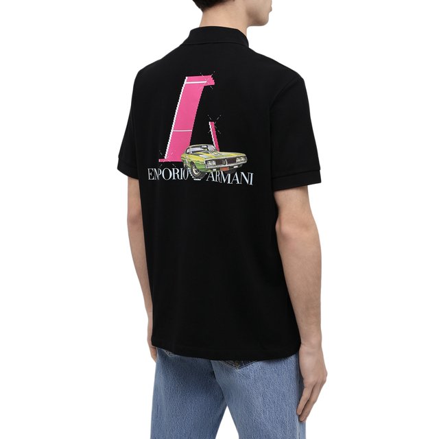 фото Хлопковое поло emporio armani