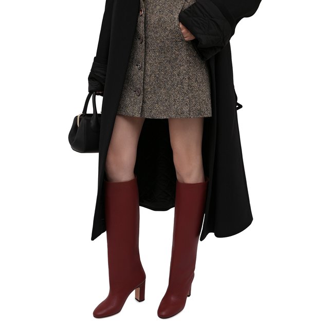 фото Кожаные сапоги kiton