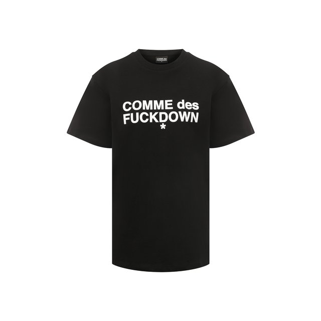 фото Хлопковая футболка comme des fuckdown