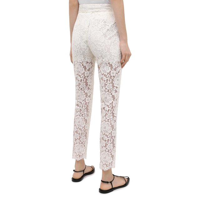 фото Брюки из хлопка и вискозы dolce & gabbana