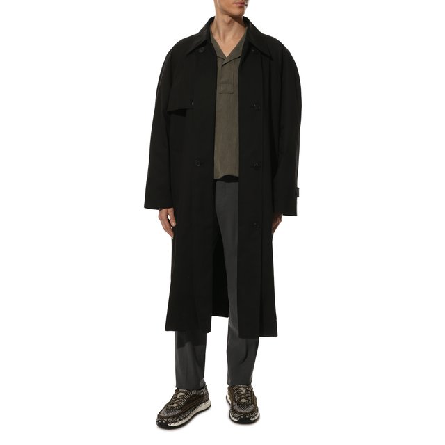 фото Брюки из хлопка и шерсти kiton