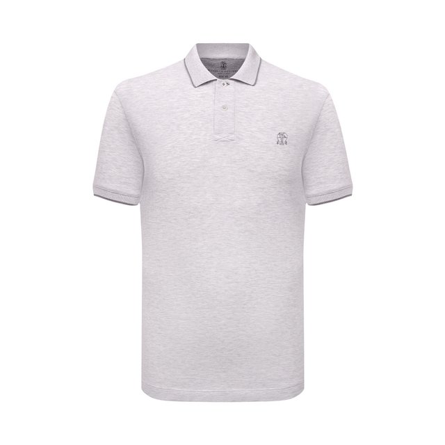 фото Хлопковое поло brunello cucinelli