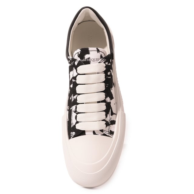 фото Текстильные кеды deck plimsoll alexander mcqueen