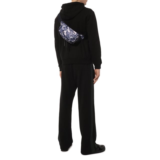 фото Текстильная поясная сумка trussardi