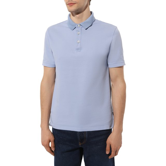 фото Хлопковое поло boss