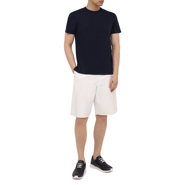 фото Кожаные кроссовки kiton