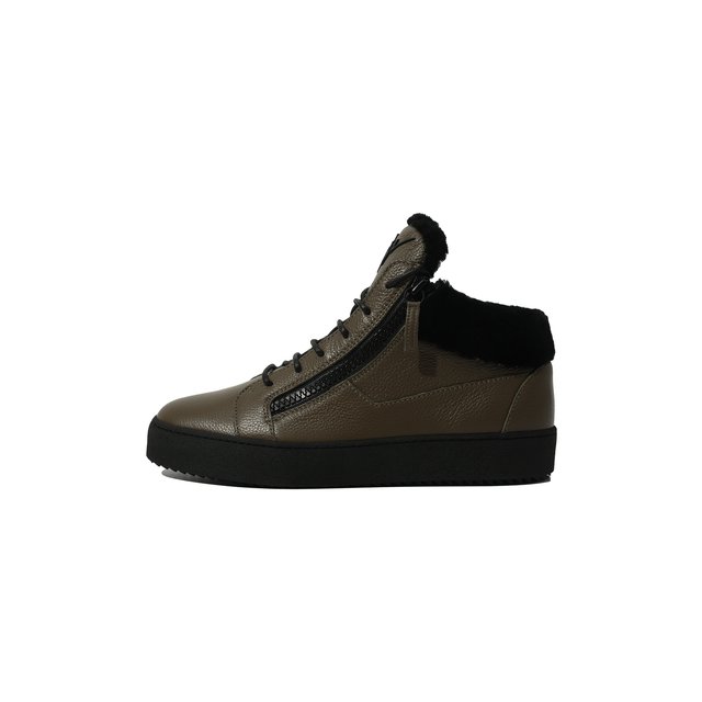 фото Кожаные кеды frankie winter giuseppe zanotti design