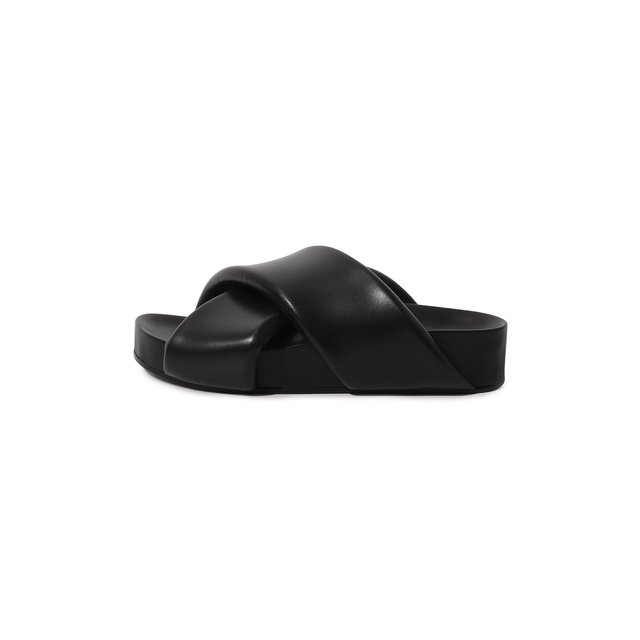 фото Кожаные шлепанцы jil sander