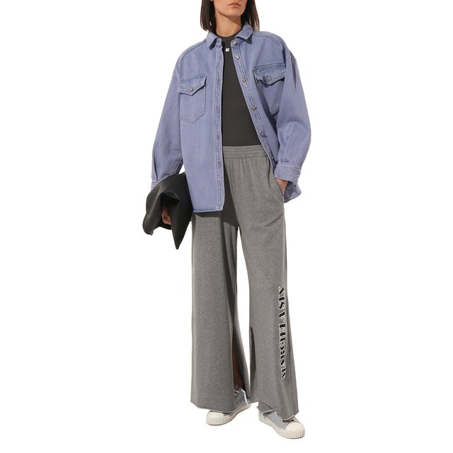 фото Хлопковые брюки mm6