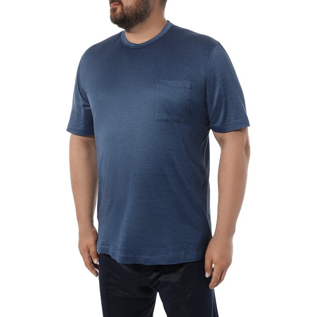 фото Футболка из хлопка и шелка cortigiani