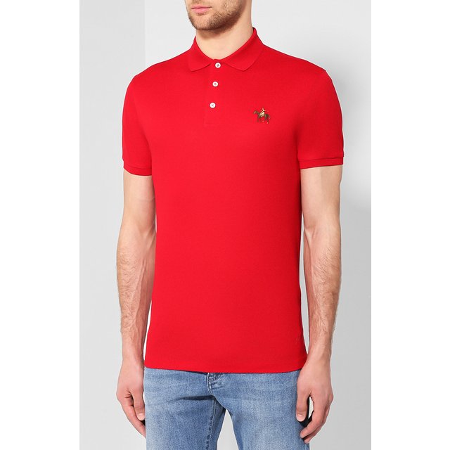 фото Хлопковое поло ralph lauren