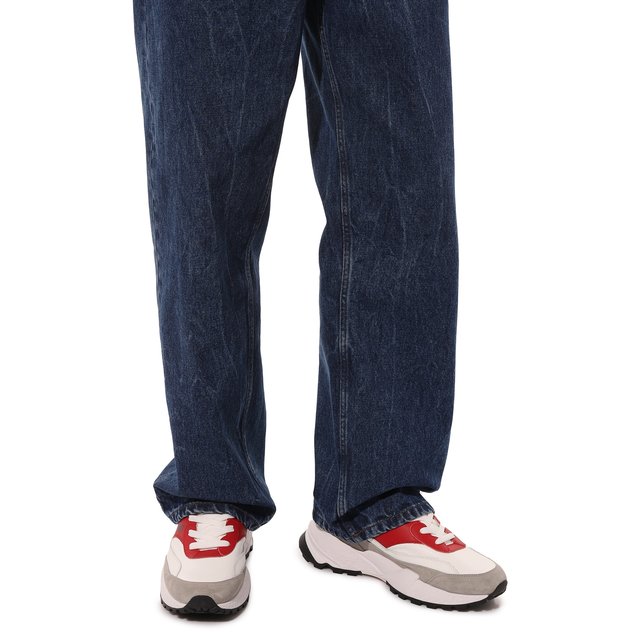 фото Кожаные кроссовки free dsquared2