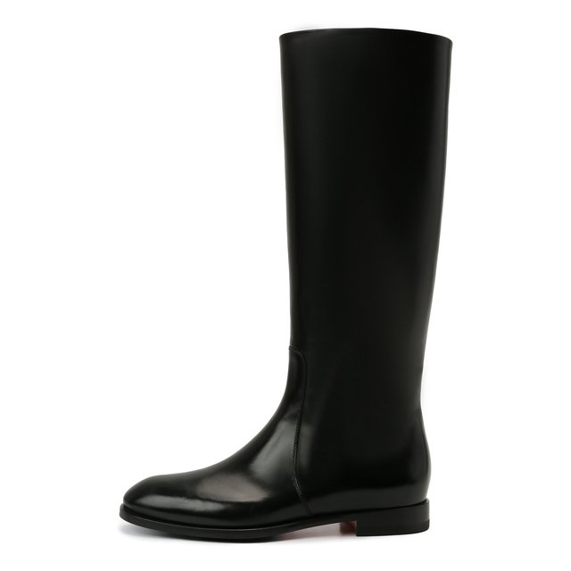 фото Кожаные сапоги santoni