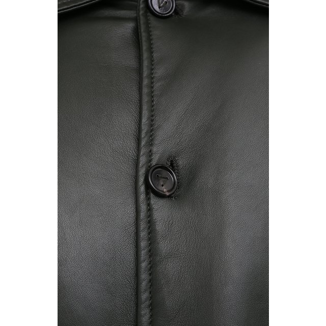 фото Кожаная рубашка bottega veneta