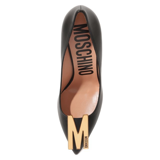 фото Кожаные туфли moschino