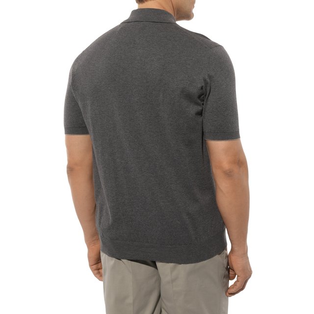 фото Хлопковое поло brunello cucinelli