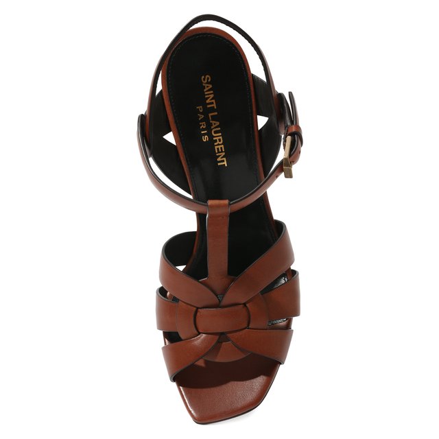 фото Кожаные босоножки tribute saint laurent