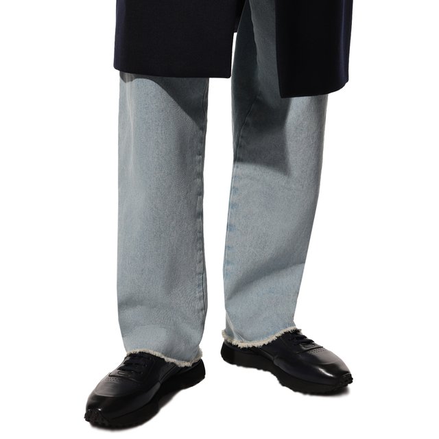 фото Кожаные кроссовки keynes officine creative