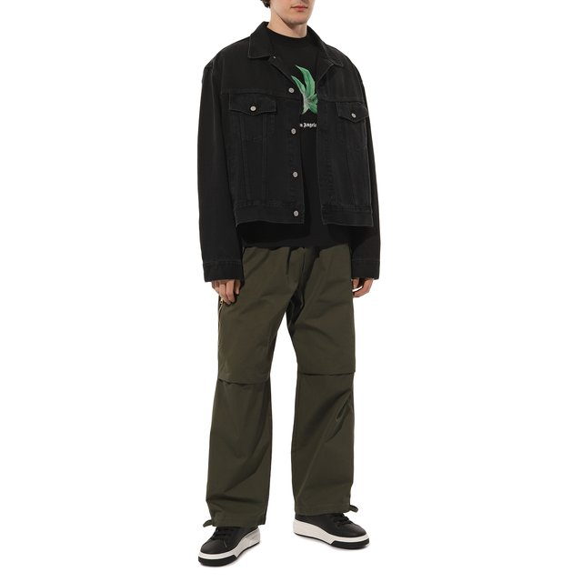 фото Хлопковая футболка palm angels