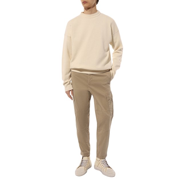 фото Хлопковые брюки boss orange