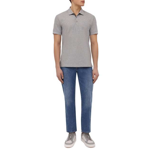 фото Хлопковое поло burberry