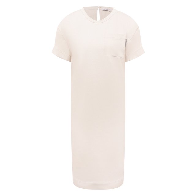 фото Хлопковое платье brunello cucinelli