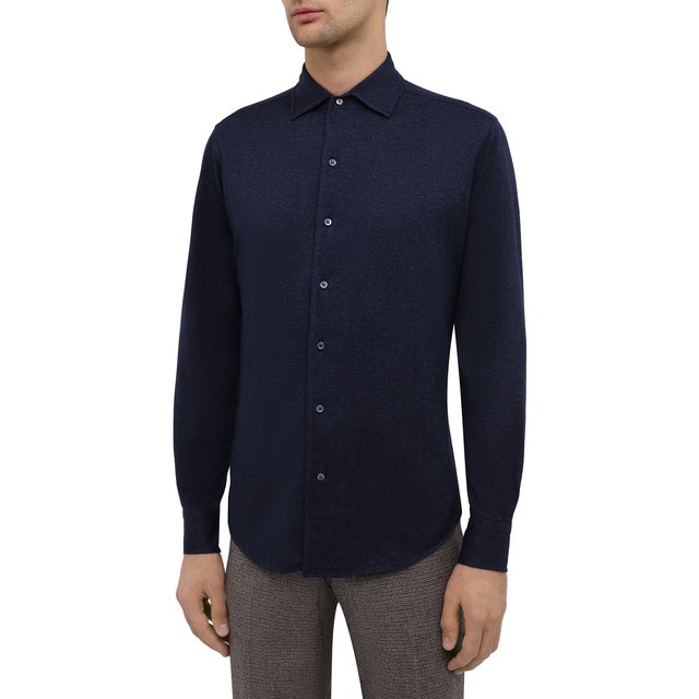 фото Хлопковая рубашка loro piana