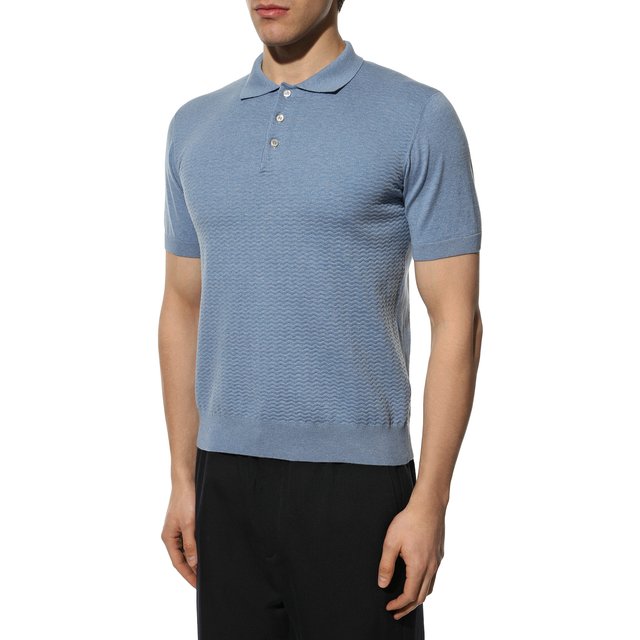 фото Хлопковое поло andrea campagna