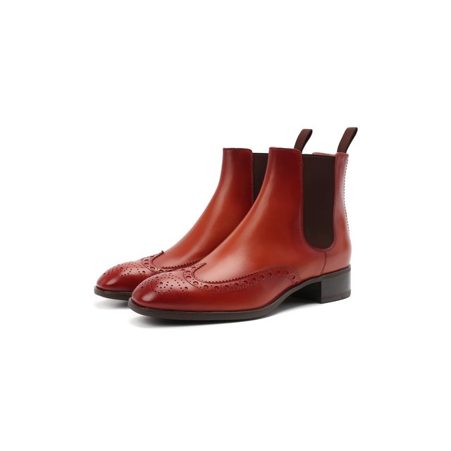 фото Кожаные ботинки santoni