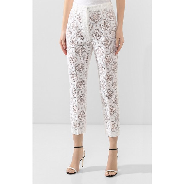 фото Хлопковые брюки alexander mcqueen