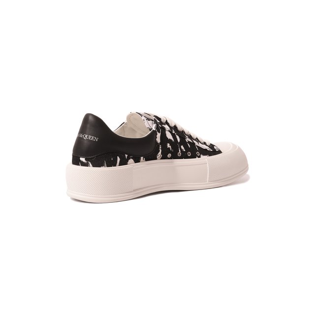 фото Текстильные кеды deck plimsoll alexander mcqueen