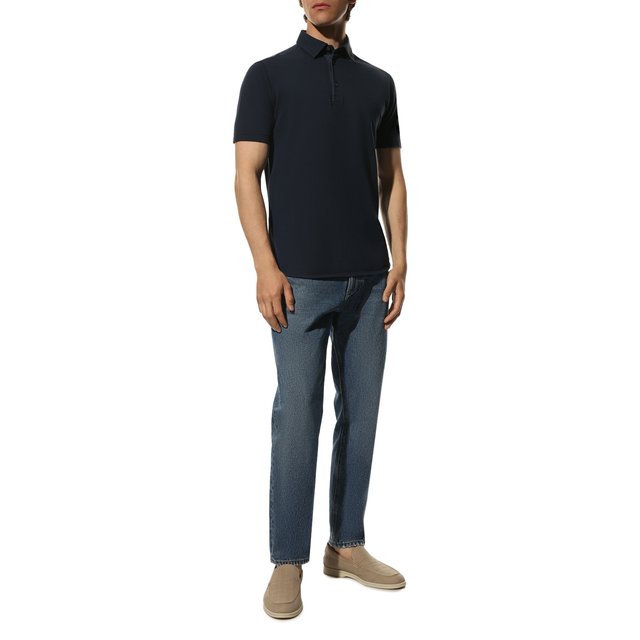 фото Хлопковое поло loro piana