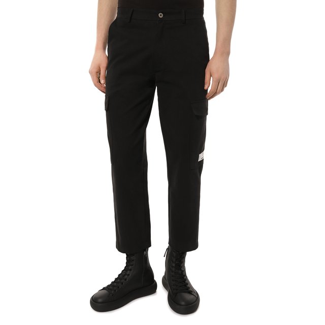 фото Хлопковые брюки-карго diego venturino