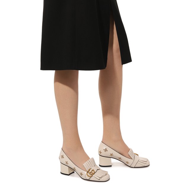 фото Кожаные туфли marmont gucci