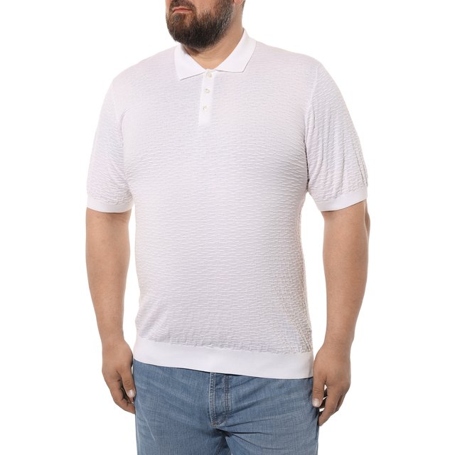 фото Хлопковое поло andrea campagna