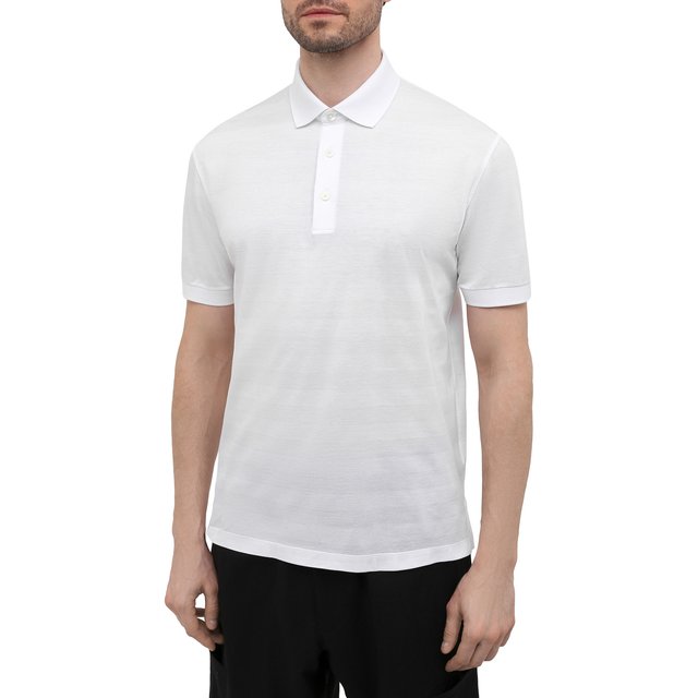 фото Хлопковое поло ermenegildo zegna