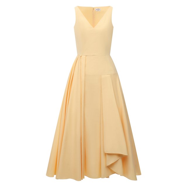 фото Хлопковое платье alexander mcqueen